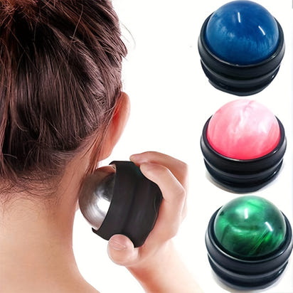 Roller Massage Ball, Self Massage Tool For Sore Muscles, Shoulders, Neck, Back, Foot, Body, Deep Tissue, Trigger Point, Muscle Knots, Yoga And Myofascial Release