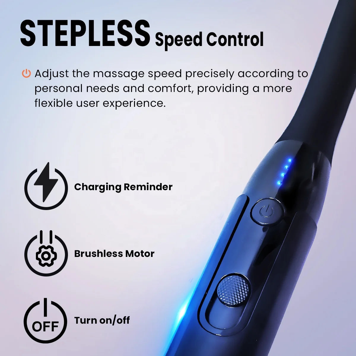 OEM Deep Tissue Electric Massager Professional Massage Guns Long Handle Premium Body Massage Gun