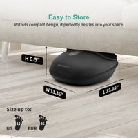 Medcursor Foot Massager Heating Therapy Shiatsu Deep Kneading Roller Muscle Relaxation Pain Relief Electric Foot Massage Machine