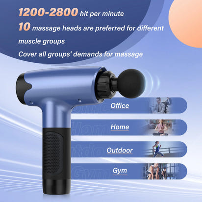 Sejoy 30 speeds Massage Gun Percussion Massager Fascia Gun Deep Tissue Muscle Vibrating Relax